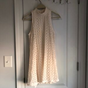 Lace lined top or mini-dress